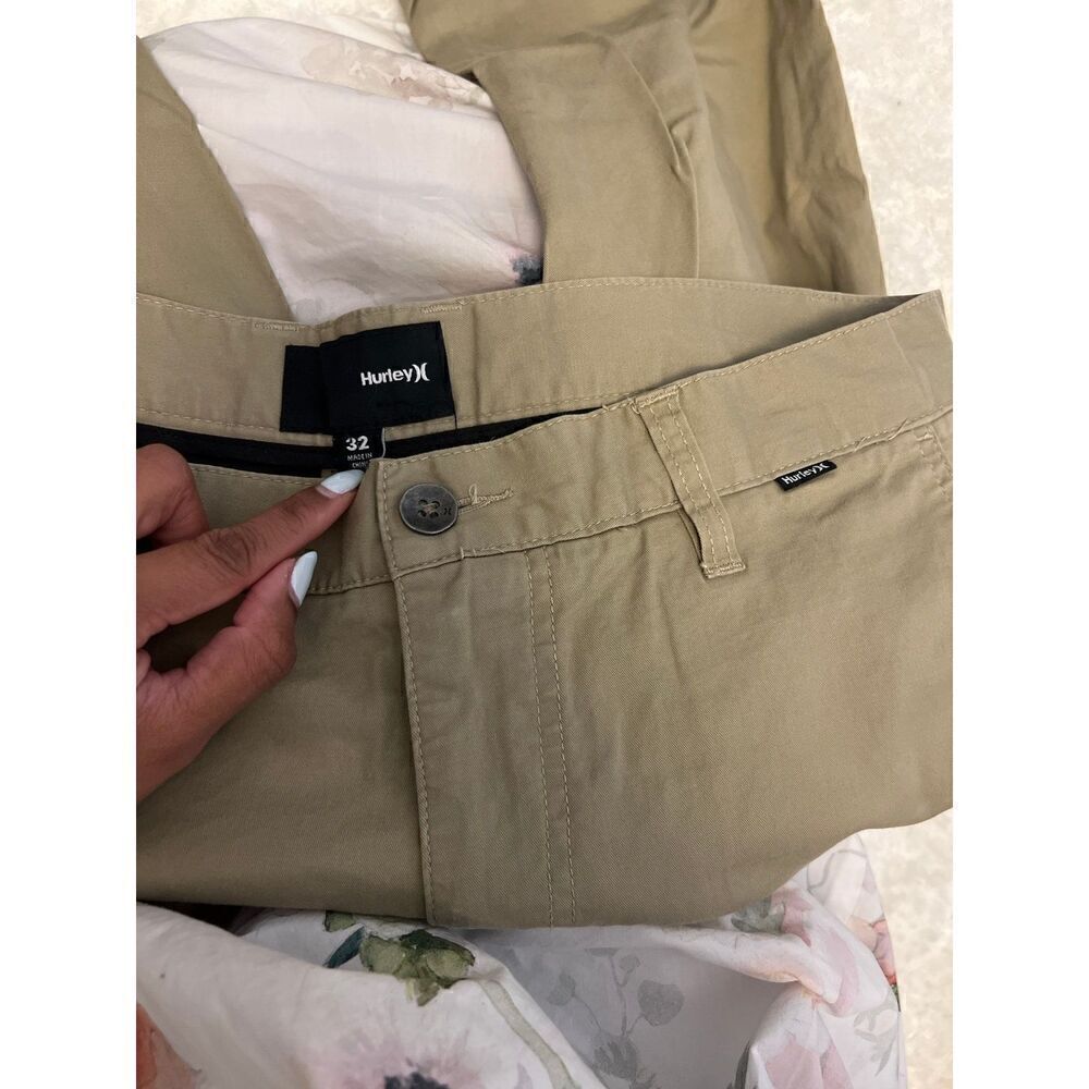 Hurley khaki beige chino pants size 32